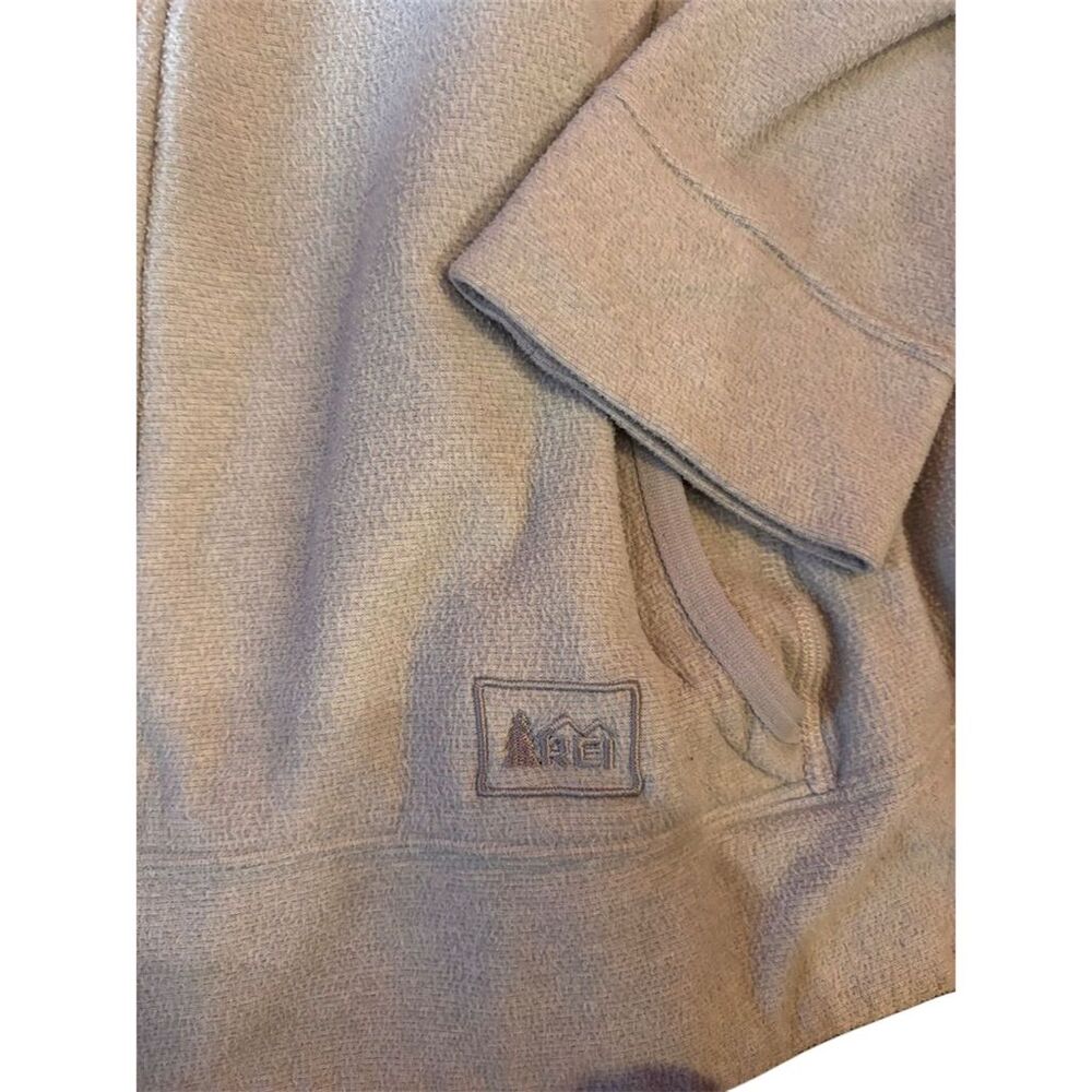 REI Women's Full Zip Fleece Jacket Light Blue Size Large - Picture 4 of 4